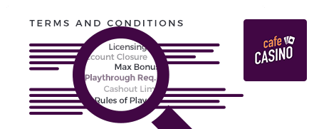 cafe casino top 10 terms and conditions