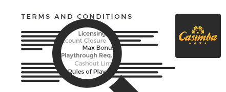 casimba casino top 10 terms and conditions