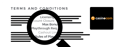 Casino.com Casino terms and conditions top 10 casinos