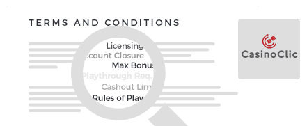 clic terms and conditions