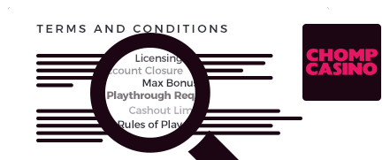 chomp casino top 10 terms and conditions