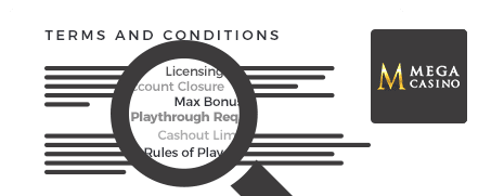 mega casino top 10 terms and conditions