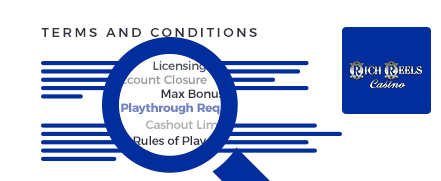 rich reels casino top 10 terms and conditions