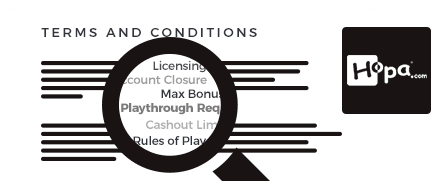 Hopa Casino Top 10 Terms and Conditions