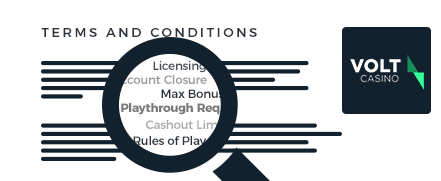 Volt Casino top 10 terms and conditions