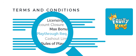 fruity king casino top 10 terms and conditions