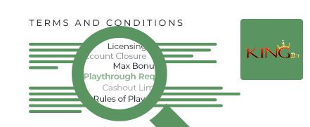 Kingbit Casino terms and conditions