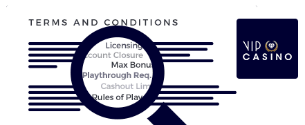 terms and conditions vip casino