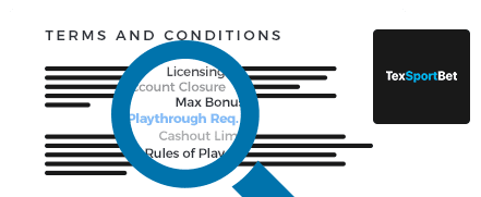 Texsportbet Casino Terms