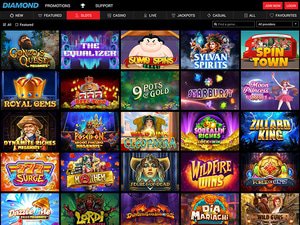 The Diamond Casino software screenshot
