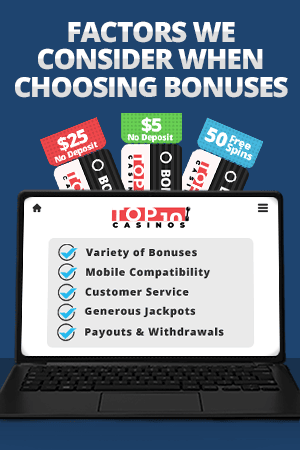 factors to consider when choosing bonuses