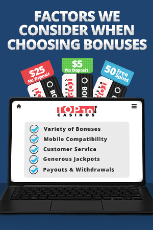 factors to consider when choosing bonuses