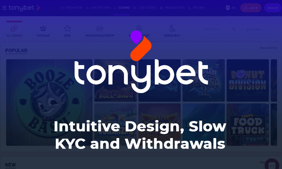 tonybet casino ontario logo