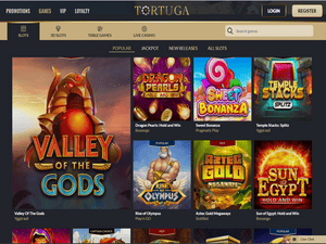 Tortuga Casino software screenshot