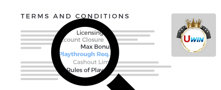 UWinPlays Casino Terms