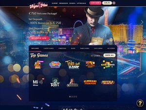 Vegas Plus Casino website screenshot