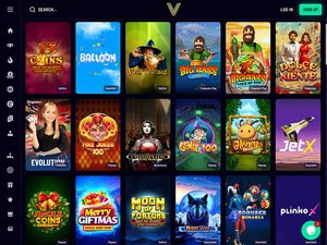 Vegaz Casino software screenshot