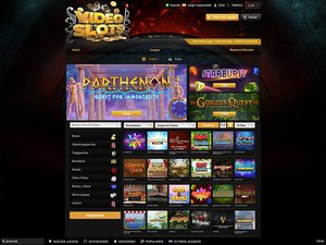 Video Slots website screenshot