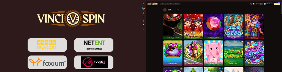 games and software vincispin casino