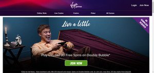 Virgin Games Casino website screenshot