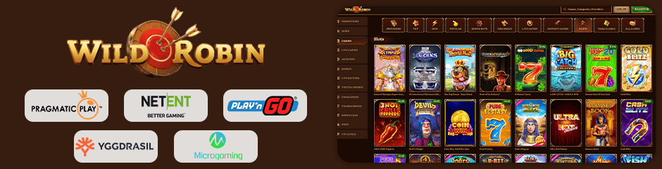 games and software wild robin casino