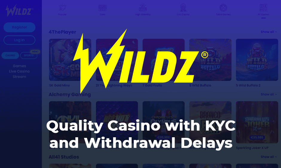 wildz casino ontario logo