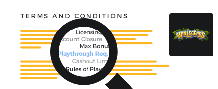 WinLegends Casino Terms