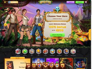 Winlegends Casino website screenshot