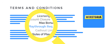 Winstoria Casino Terms