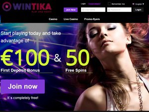 Wintika Casino software screenshot