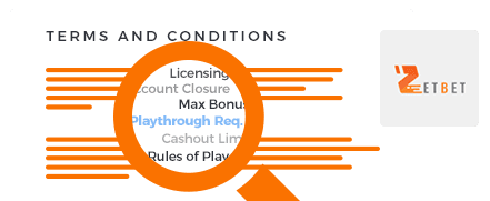 ZetBet Casino Terms