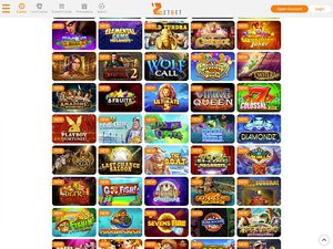 ZetBet Casino software screenshot