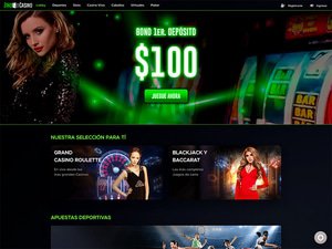 Zino Casino website screenshot